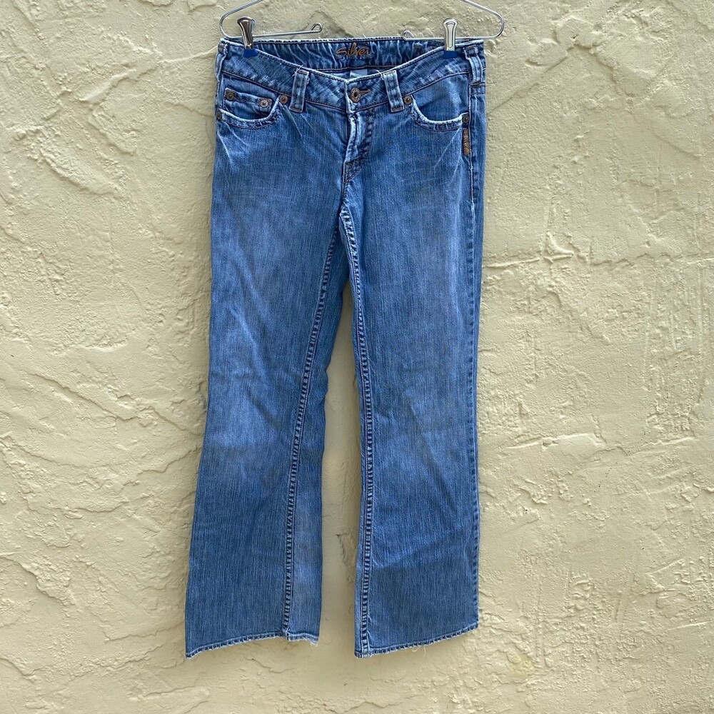 90s womens jeans Silver